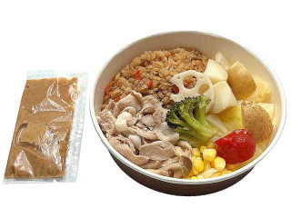 セブン-イレブン 蒸し野菜と豚しゃぶのサラダごはん