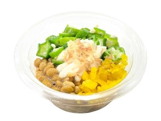 セブン-イレブン 混ぜて食べるねばねば納豆小鉢 おくら山芋