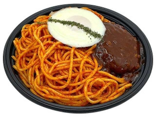 セブン-イレブン ガッツリ喰らう ガリトマパスタ＆ハンバーグ