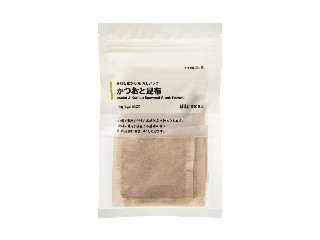 無印良品 素材を生かしただしパック かつおと昆布