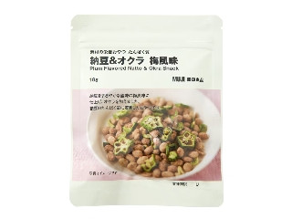 無印良品 素材の栄養おやつ たんぱく質 納豆＆オクラ 梅風味