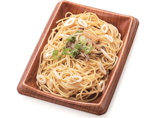 ローソンストア100 松茸の味お吸いもの使用 和風パスタ