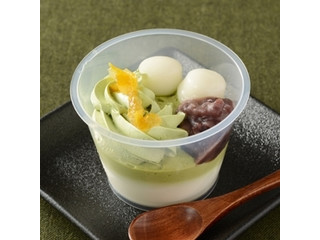 ナチュラルローソン 新杵 宇治抹茶と柚子のミルクプリンの感想