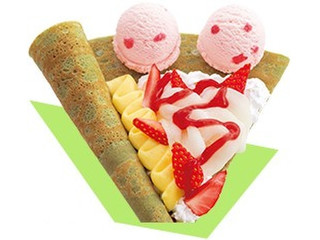 サーティワン アイスクリームクレーププレミアム 洋風いちごクリーム大福＆アイスクリーム