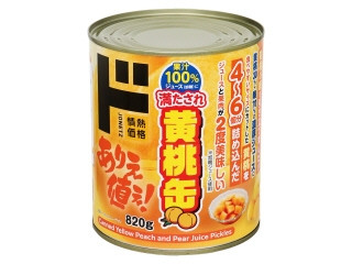 ドン・キホーテ 情熱価格 満たされ黄桃缶（ドン・キホーテ）冷凍食品
