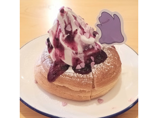 コメダ珈琲店 メタモンのシロノワール ブルーベリーフロマージュ