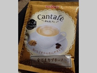 POKHARA カプチーノコーヒー 中評価】ブルックス かんたフェ 金ごまカプチーノの感想・クチコミ