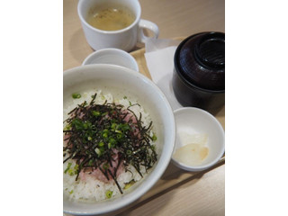 ガスト ねぎとろ丼 味噌汁・漬物付き