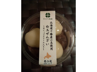 とかち製菓 白玉ぜんざい ホイップクリーム入り