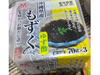 沖栄フーズ 沖縄県産もずく ゆず酢