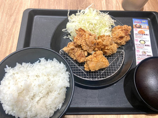 松のや 本格唐揚げ定食