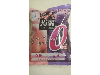 ぷるんと蒟蒻ゼリー 白桃＋巨峰