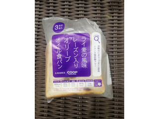 コープさっぽろ ライ麦の風味 レーズン入りオリーブオイル食パン 商品写真