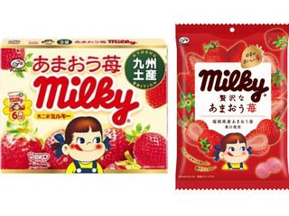 不二家 ミルキー あまおう苺