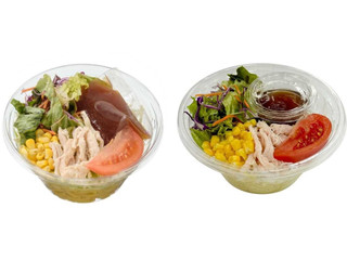 セブン-イレブン 蒸し鶏と彩り野菜のラーメンサラダ