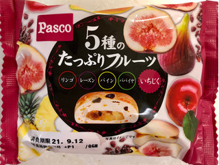 「Pasco 5種のたっぷりフルーツ リンゴ、レーズン、パイン、パパイヤ、いちじく 袋1個」のクチコミ画像 by SANAさん