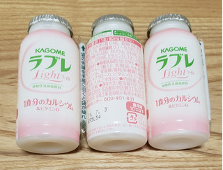 「カゴメ ラブレ ライト 白桃ヨーグルト味 3本」のクチコミ画像 by みにぃ321321さん