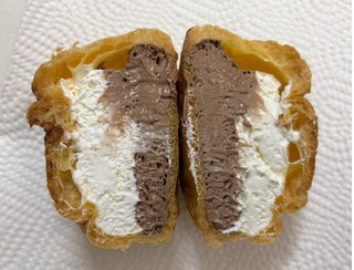 「オランジェ ひかえめに言ってクリーム多めのシュークリーム ひんやり生チョコ 袋1個」のクチコミ画像 by SANAさん