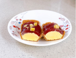 「井村屋 紫いもと紅はるかのモンブランアイス」のクチコミ画像 by むぎっこさん