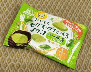 「森永製菓 おいしくモグモグたべるチョコ 抹茶 袋30g」のクチコミ画像 by みにぃ321321さん