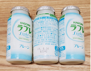 「カゴメ 植物性乳酸菌ラブレ Light ボトル80ml×3」のクチコミ画像 by みにぃ321321さん