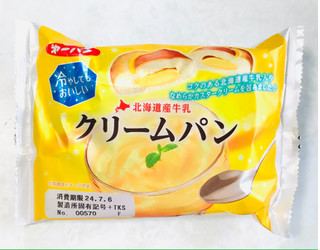 「第一パン 冷やしてもおいしい クリームパン」のクチコミ画像 by ゆのみさん