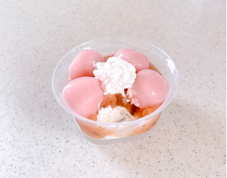 高評価】「桜餡の白玉ぜんざい﻿ 桜の風味が香る - ミニストップ 桜