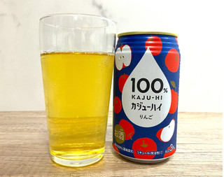 「富永貿易 100％カジューハイ りんご 缶340ml」のクチコミ画像 by コアライオンさん
