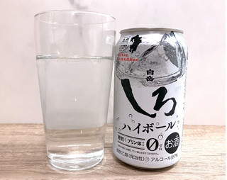 「日本酒類販売 ご当地ハイボールシリーズ 白岳 しろ HIGHBALL 缶350ml」のクチコミ画像 by コアライオンさん