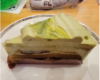 「コメダ珈琲店 抹茶あずきケーキ」のクチコミ画像 by ニャンタさん