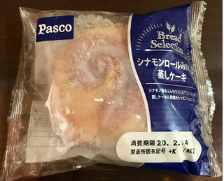 「Pasco Bread Selection シナモンロールみたいな蒸しケーキ 袋1個」のクチコミ画像 by milchさん
