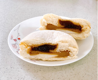 高評価】「おもちきなこ&黒蜜 桔梗信玄餅味 白パ - ニュー
