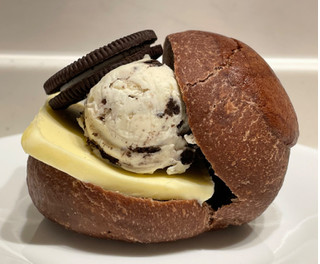 「maru bagel ココアクッキークリチのあんバター」のクチコミ画像 by パン太郎さん
