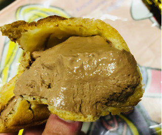 「モンテール 小さな洋菓子店 ハワイアンホースト チョコシュークリーム 袋1個」のクチコミ画像 by シナもンさん