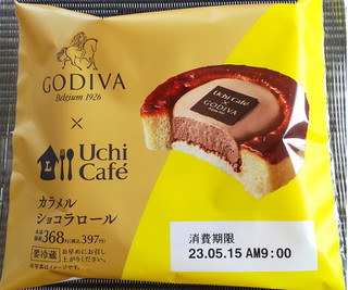 「ローソン Uchi Cafe’ × GODIVA カラメルショコラロール」のクチコミ画像 by るったんさん