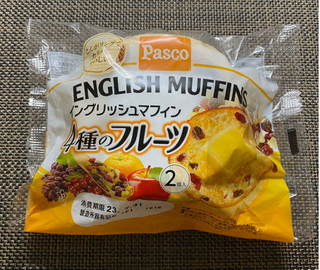 「Pasco イングリッシュマフィン4種のフルーツ 2個」のクチコミ画像 by わらびーずさん