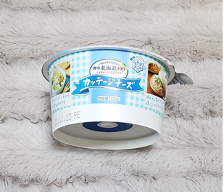 「雪印メグミルク 北海道100 カッテージチーズ カップ100g」のクチコミ画像 by みにぃ321321さん