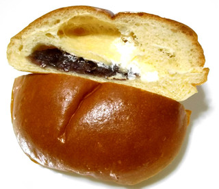 「ヤマザキ ブリオッシュパン 粒あん＆ホイップクリーム 袋1個」のクチコミ画像 by つなさん