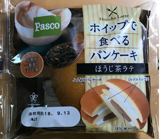 「Pasco ホイップで食べるパンケーキ ほうじ茶ラテ」のクチコミ画像 by おたまじゃくしははさん