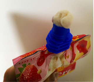 「ロッテ クーリッシュデザート ストロベリーチーズケーキ 140ml」のクチコミ画像 by わらびーずさん