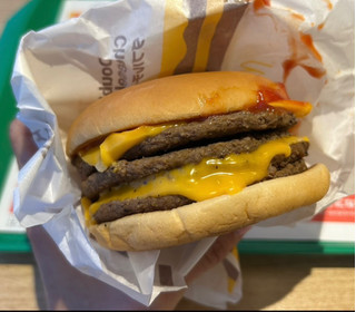 高評価】「倍ダブルチーズバーガー🍔 マクドナル - マクドナルド 倍