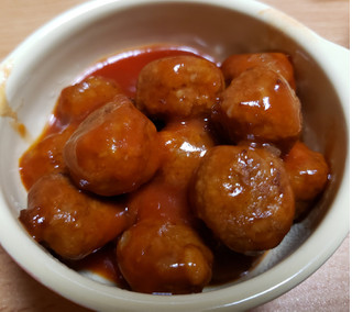「丸大食品 楽しいお弁当 ミートボール てりやき味 袋57g×3」のクチコミ画像 by はまポチさん