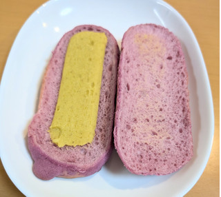 中評価】「今週の新商品🍠 生地に紫色の上生地を絞り
