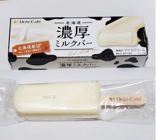 「ローソン Uchi Cafe’ SWEETS 北海道濃厚ミルクバー 80ml」のクチコミ画像 by みにぃ321321さん