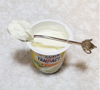 「明治 TANPACT ギリシャヨーグルト バナナ風味 カップ110g」のクチコミ画像 by みにぃ321321さん