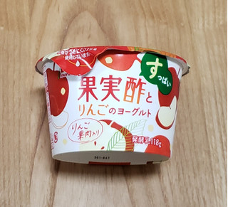 「森永 森永果実酢とりんごのヨーグルト カップ118g」のクチコミ画像 by みにぃ321321さん