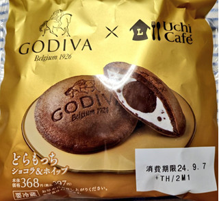 「ローソン Uchi Cafe’ × GODIVA どらもっち ショコラ＆ホイップ」のクチコミ画像 by glaceさん