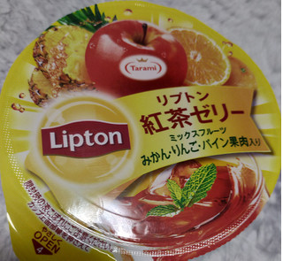 「たらみ リプトン 紅茶ゼリー ミックスフルーツ カップ230g」のクチコミ画像 by 桜花めいぷるさん