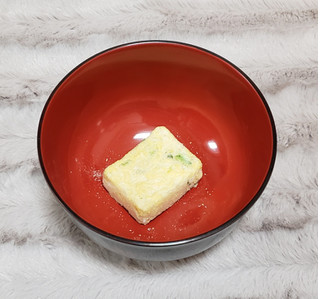 「無印良品 食べるスープ みぶ菜と鶏肉の卵スープ 袋4食」のクチコミ画像 by みにぃ321321さん