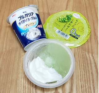 「たらみ ちょっとしあわせゼリー 0kcal シリーズ マスカット味 カップ155g」のクチコミ画像 by みにぃ321321さん